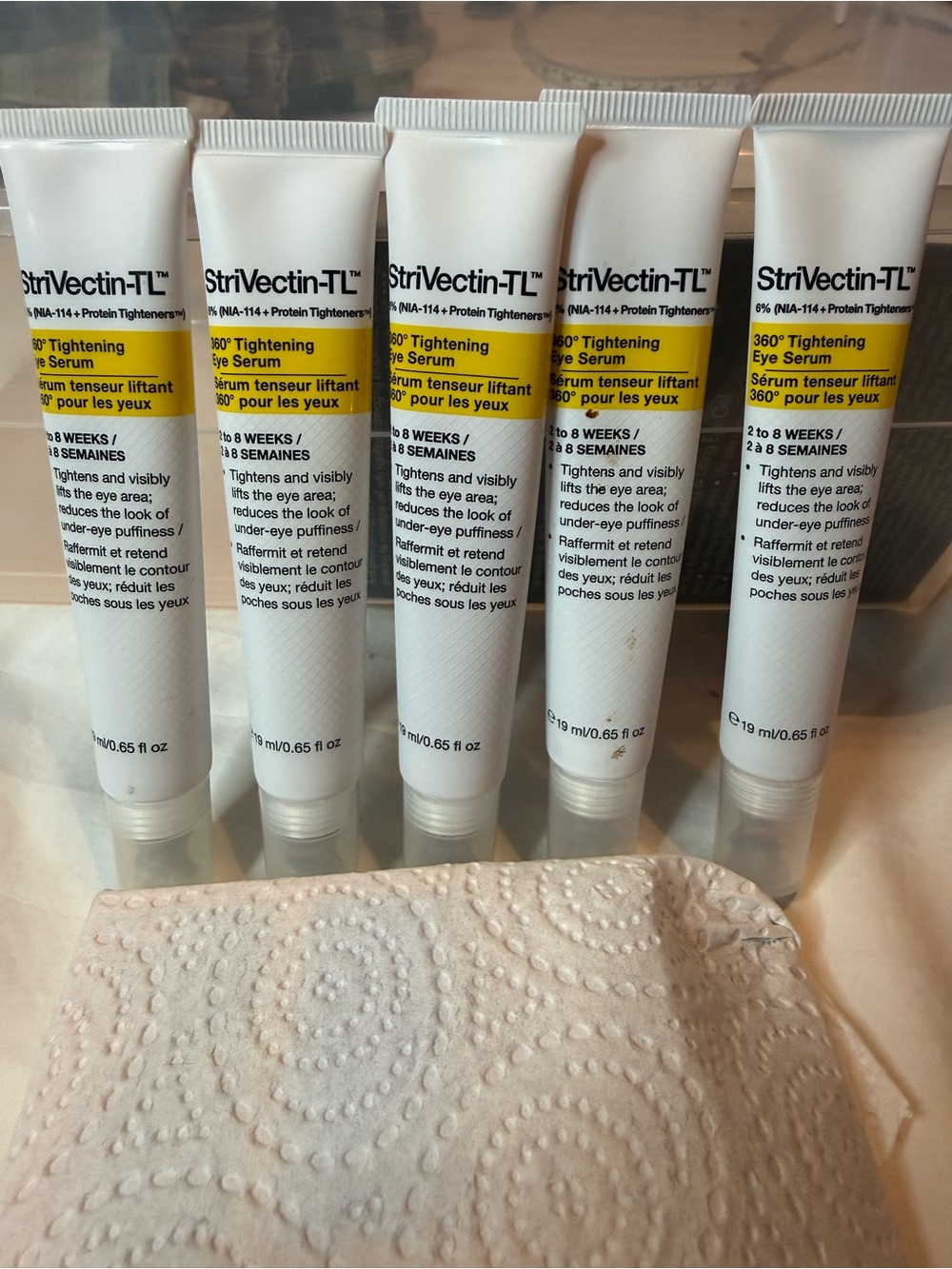 (BUNDLE of 5 ) StriVectin-TL 360° Tightening Eye Serum – White with Yellow Label